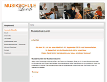 Tablet Screenshot of musikschule-lorch.de